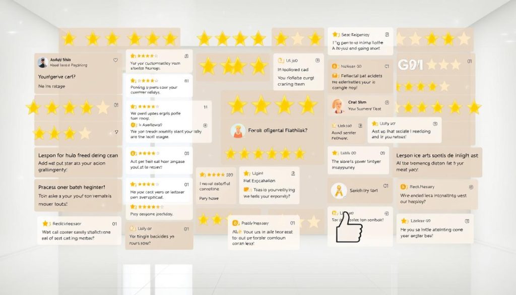 Feedback e avaliações de clientes Feedback e avaliações de clientes