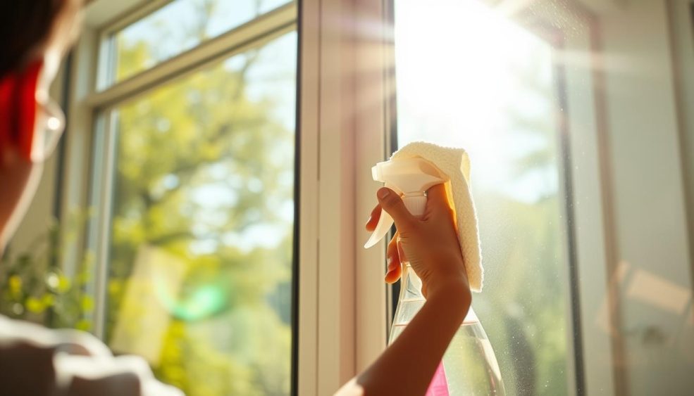 Dicas práticas para limpeza eficiente de vidros e espelhos